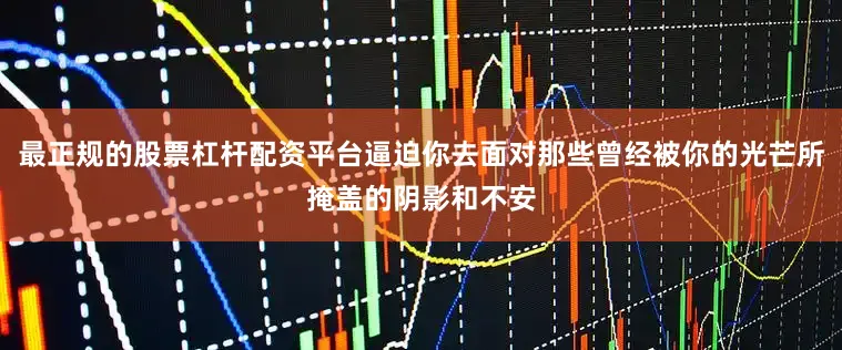 最正规的股票杠杆配资平台逼迫你去面对那些曾经被你的光芒所掩盖的阴影和不安